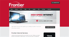 Desktop Screenshot of frontierinternetservices.com